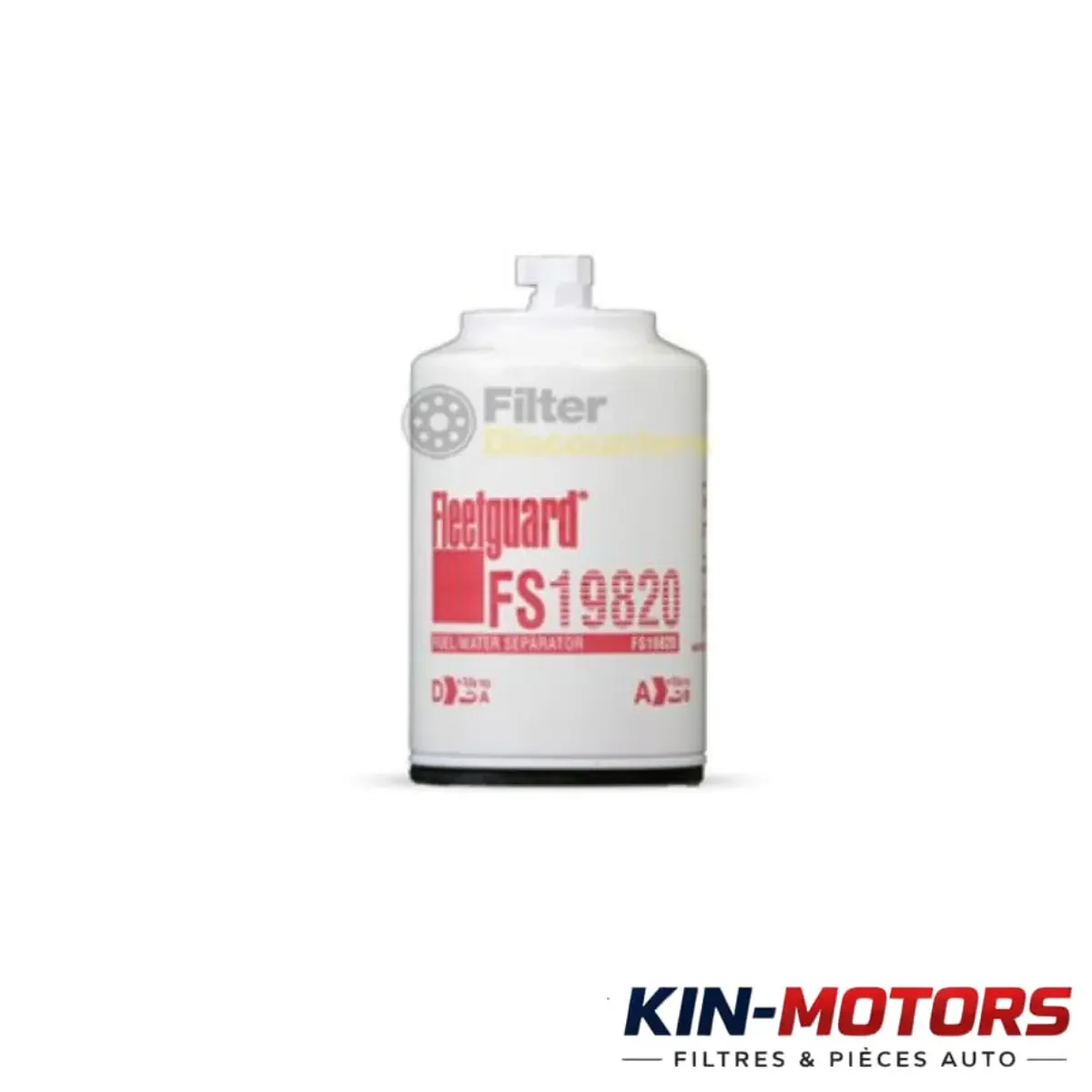 Filtre Gasoil Fleetguard FS19820 disponible chez Sam Filtres à Kinshasa