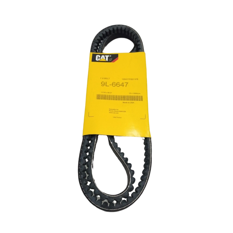Courroie Trapézoïdale Dentée Caterpillar 9L-6647 disponible chez Sam Filtres à Kinshasa