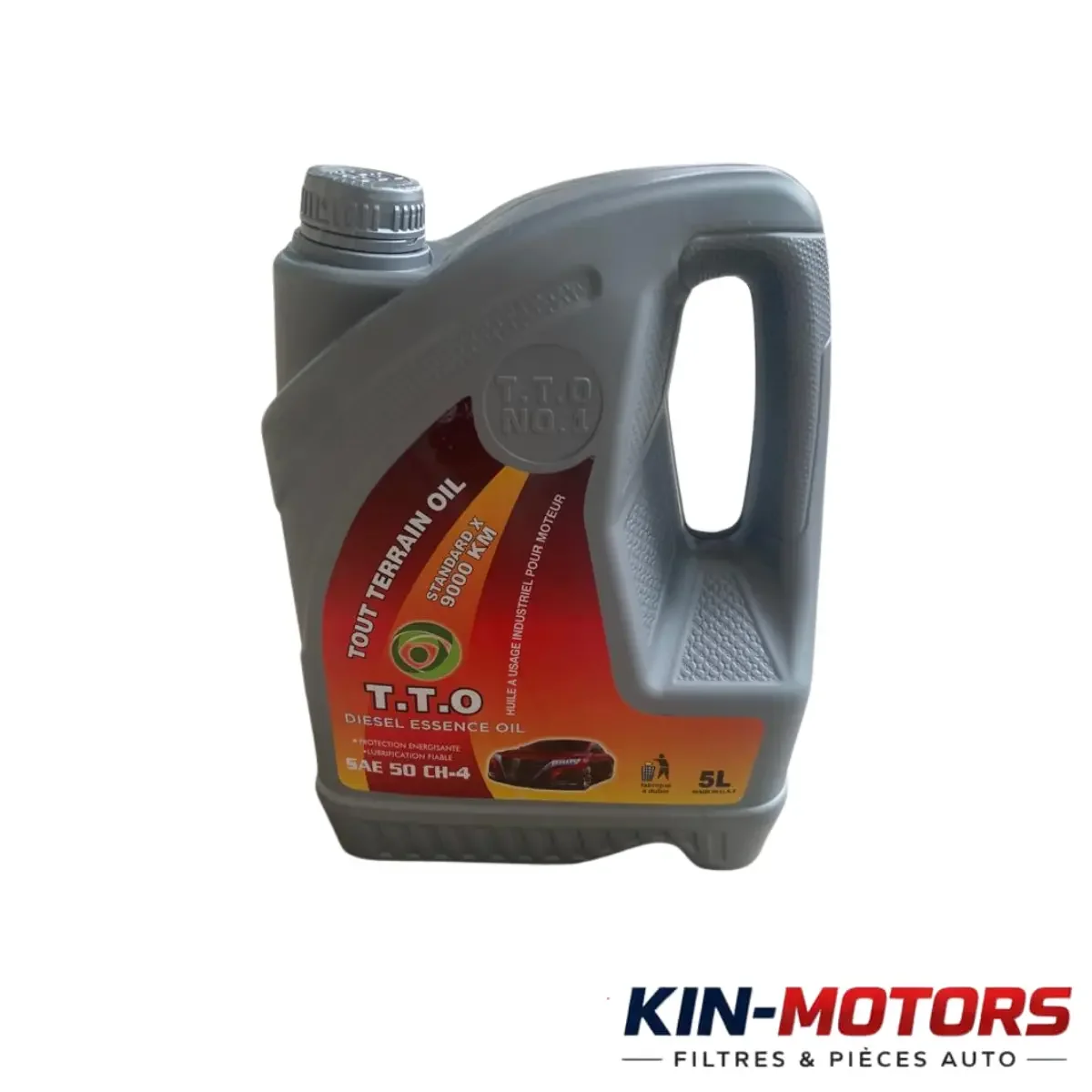 5Litres SAE 50 CH-4 TTO disponible chez Sam Filtres à Kinshasa