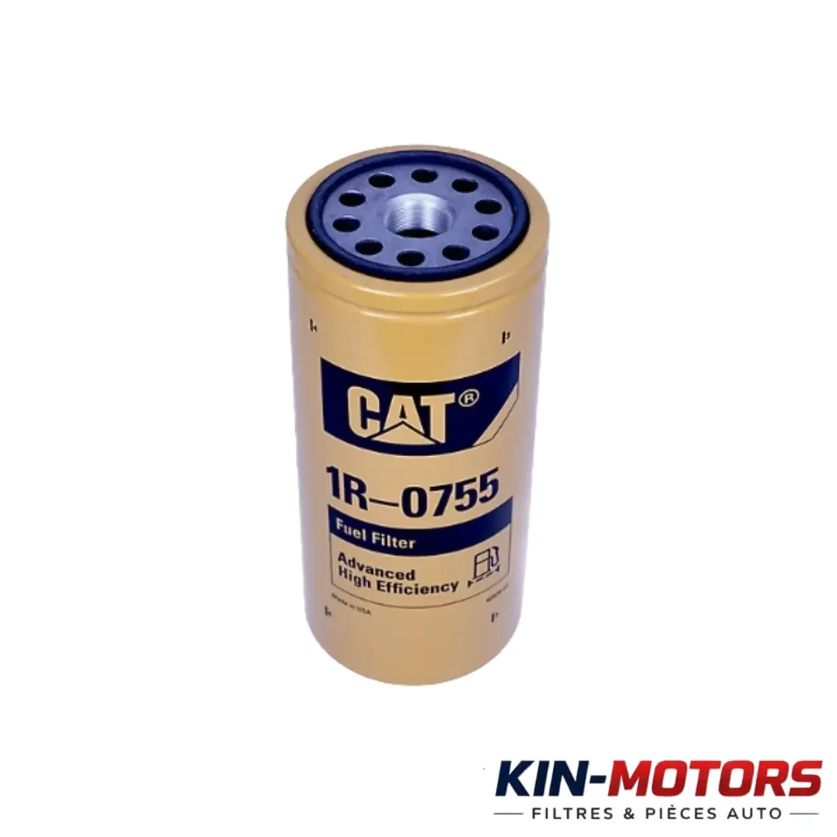 Filtre Carburant Caterpillar 1R-0755 disponible chez Sam Filtres à Kinshasa