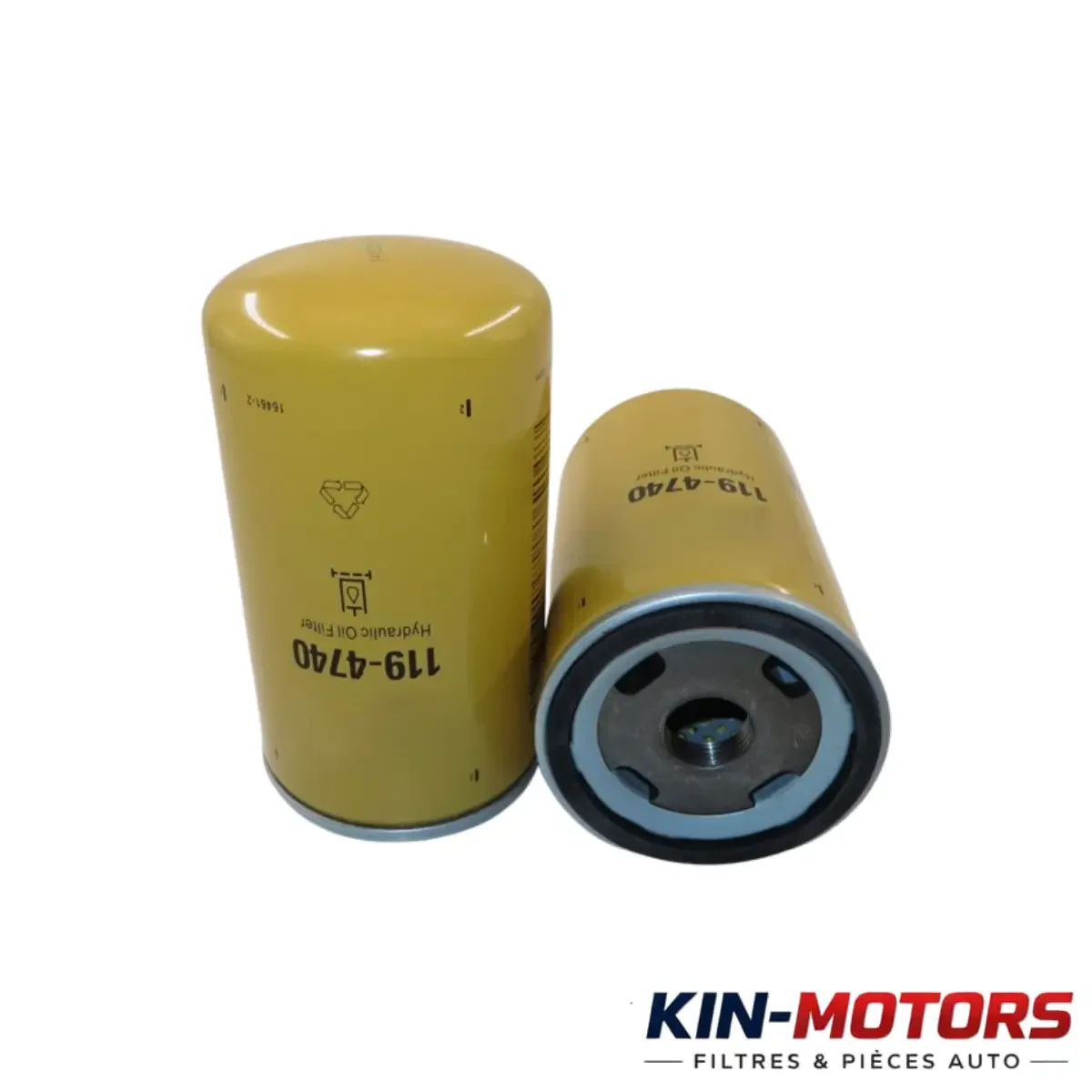 Filtre Hydraulique Caterpillar 119‑4740 disponible chez Sam Filtres à Kinshasa
