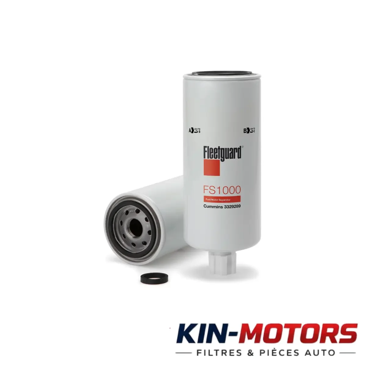 Filtre Séparateur d’Eau Carburant Fleetguard FS1000 disponible chez Sam Filtres à Kinshasa