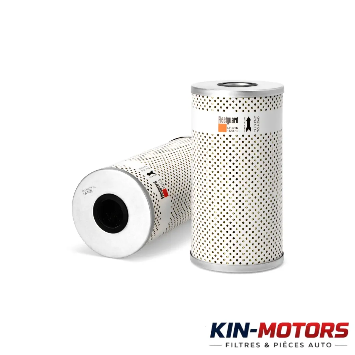 Filtre huile Fleetguard LF516 disponible chez Sam Filtres à Kinshasa